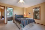Master bedroom with a queen bed